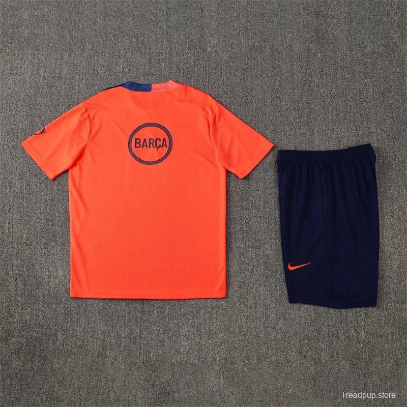 25/26 Barcelona Orange T90 Short Sleeve Jersey+Shorts