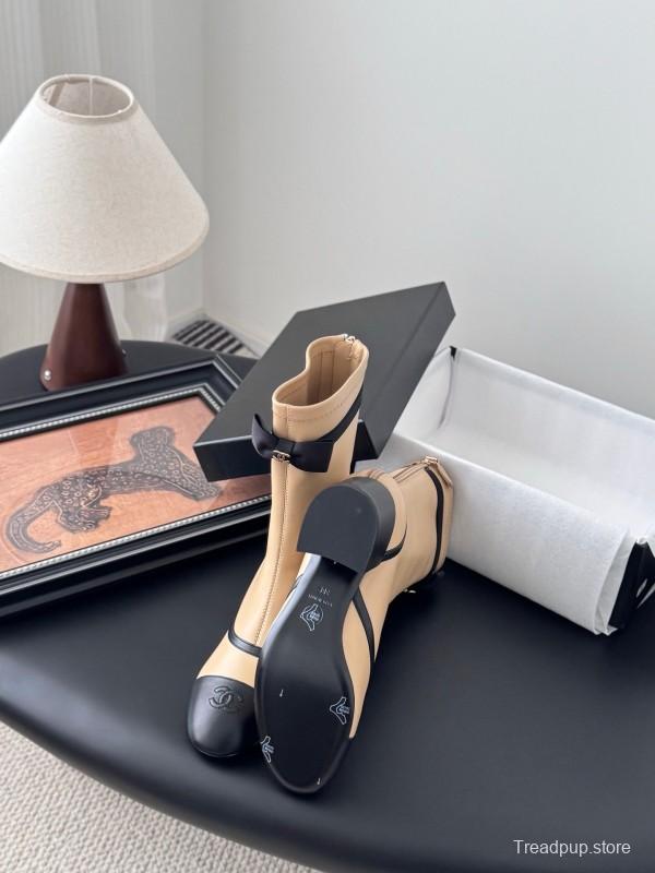 Chanel 2025 SS New Bow Ankle Boots - LY00