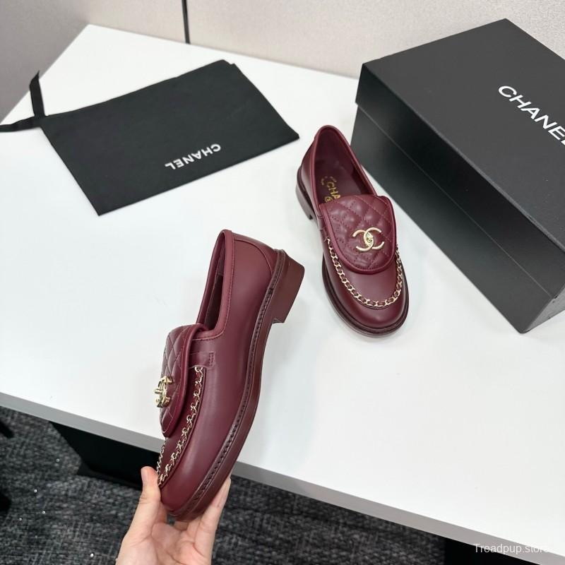 Chanel Classic Flap Chain CC Buckle Loafers - LY00320