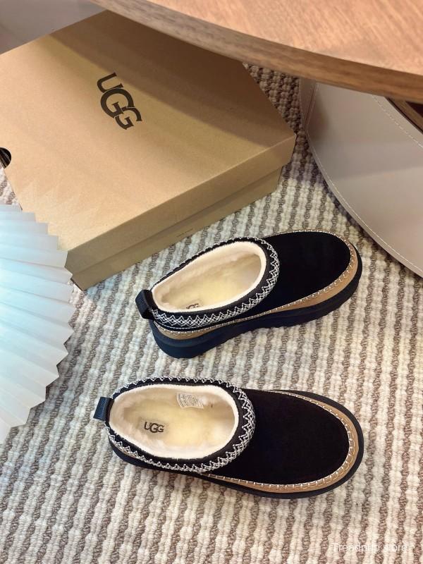 UGG Ethnic Tazz Series Thickened Heightening Slippers One-Step On - MJ00220