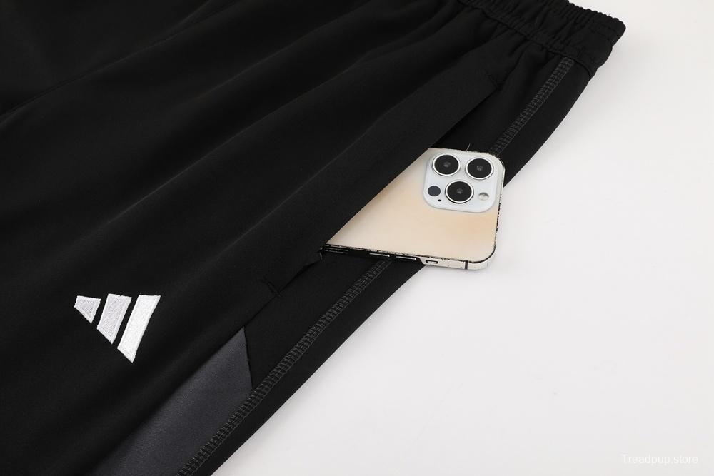 23/24 Turkey Black S-2XL Half Zipper Jacket+Long Pants