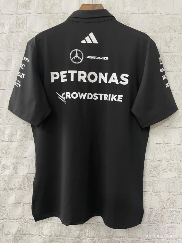 2026 F1 Mercedes-AMG Petronas F1 Team Black Polo Shirt