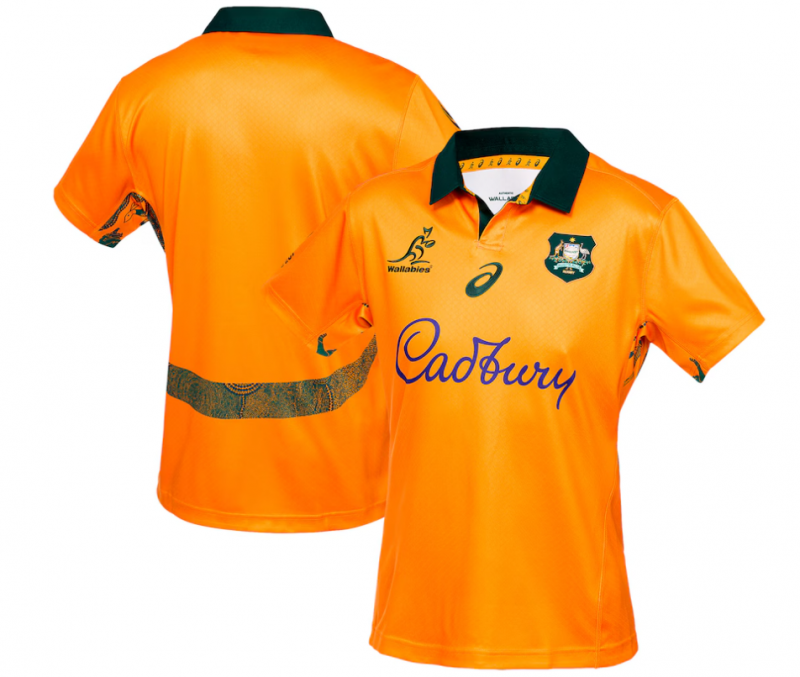 2026 Australia Wallabies Gold with Green Accents Jersey