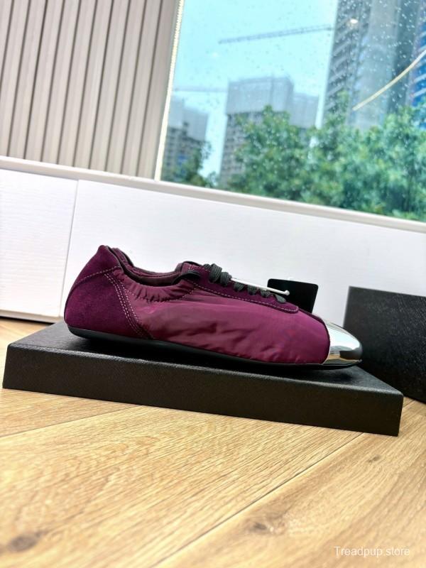 Prada 2025 SS Metal Toe Thin Sole Training Shoes Casual Shoes - LY00280