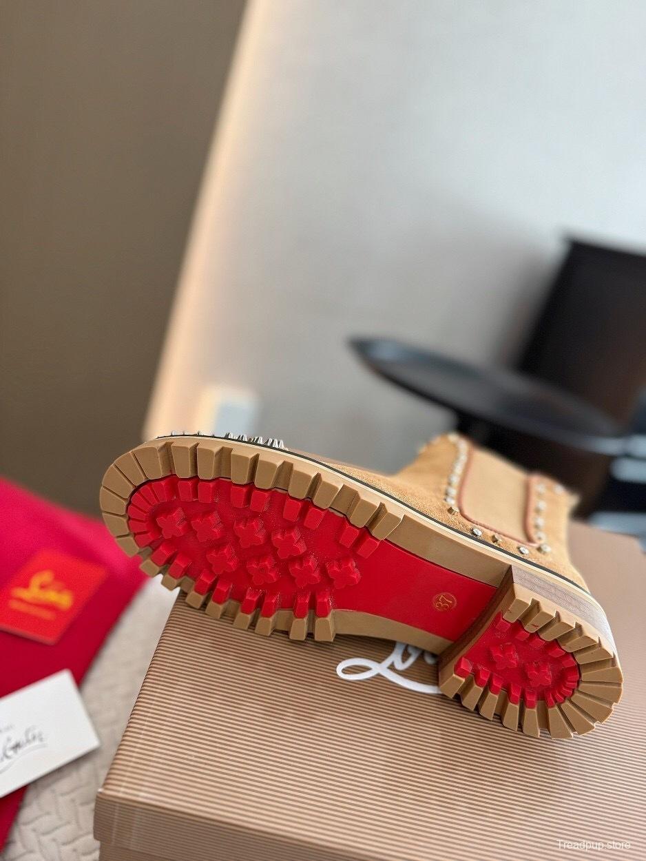 Christian Louboutin Fall/Winter 2025 Boots with Studded Toe Design - LY00350