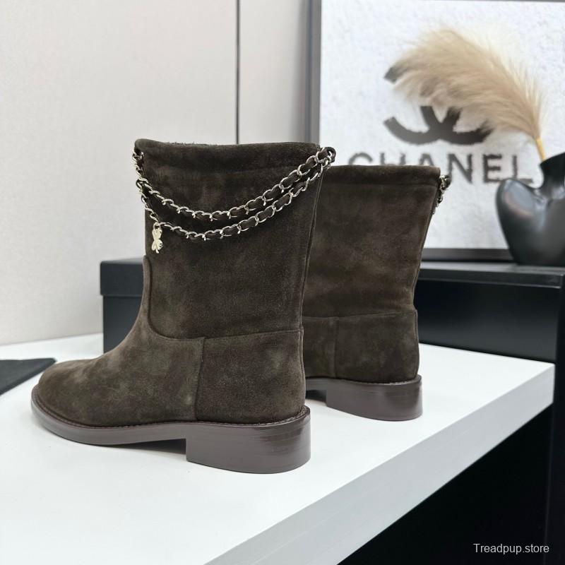 Chanel 2025 SS Short Boots Essential Fall Winter Item - LY00420