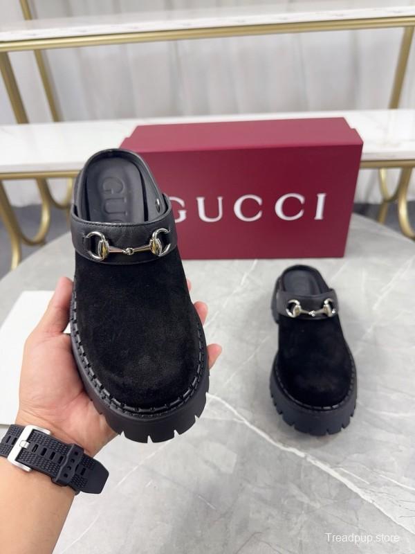 Gucci Double GG Platform Loafers - KFY00280