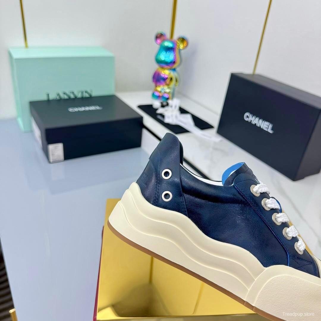 Chanel 2025 SS Panda Loafers Bread Shoes Original Calfskin - LY00320