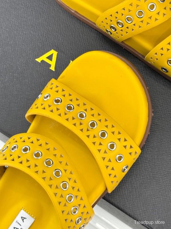 Alaia 2025SS Hollow-Out Casual Sandals - KFY00260