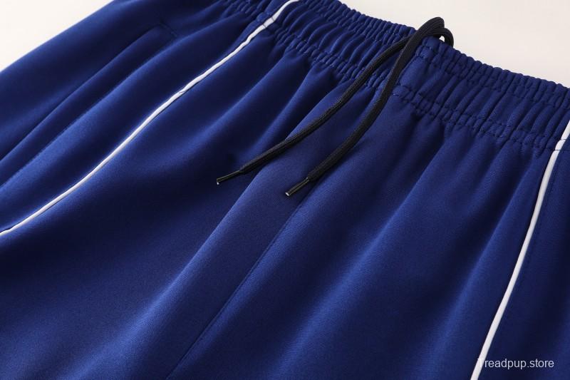 25/26 Arsenal FC Royal Blue Full zipper Jacket Tracksuit+ long pants