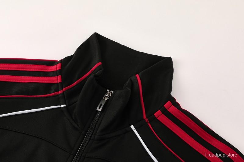 25/26 Liverpool FC Black  Full zipper Jacket Tracksuit+ long pants