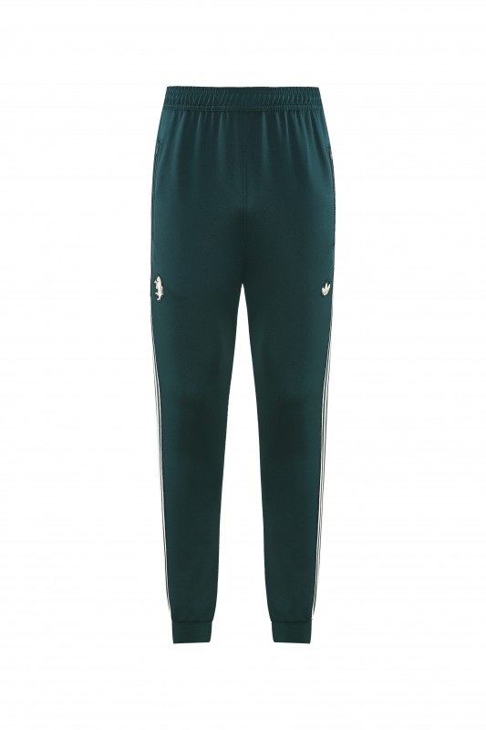 25/26  Juventus Retro Dark Green  Full zipper Jacket Tracksuit+ long pants