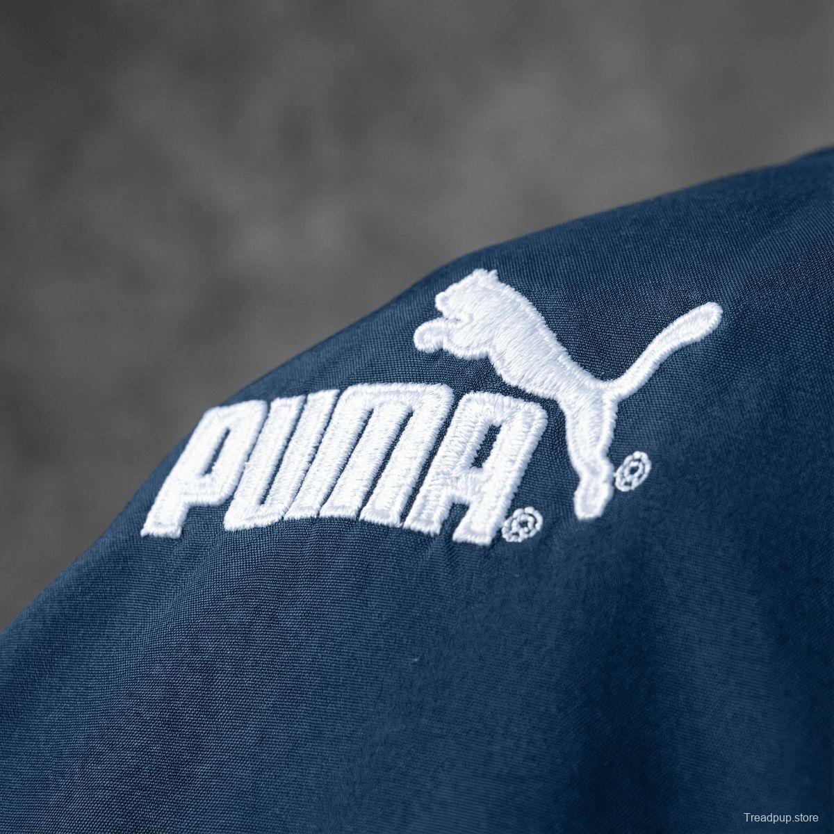 1996/97 Vintage Style Atletico Madrid Black Jacket Windbreaker