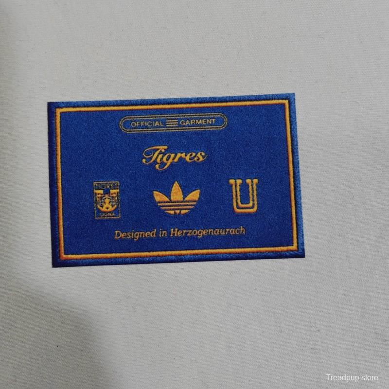 25/26 Tigres UANL Embroidered Logo Hoodie 9 Colors
