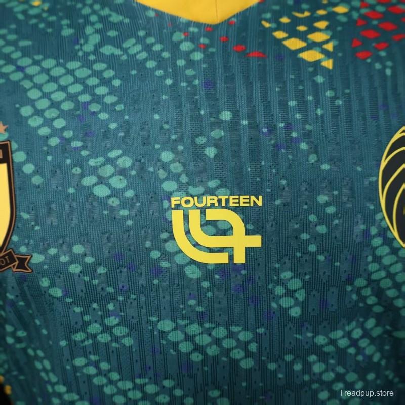 2026 Player Version Cameroon Green with Colorful Dot Pattern Jersey