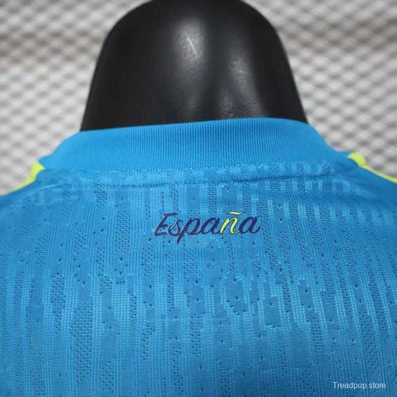 2026 Player Version Spain Away Blue Jersey