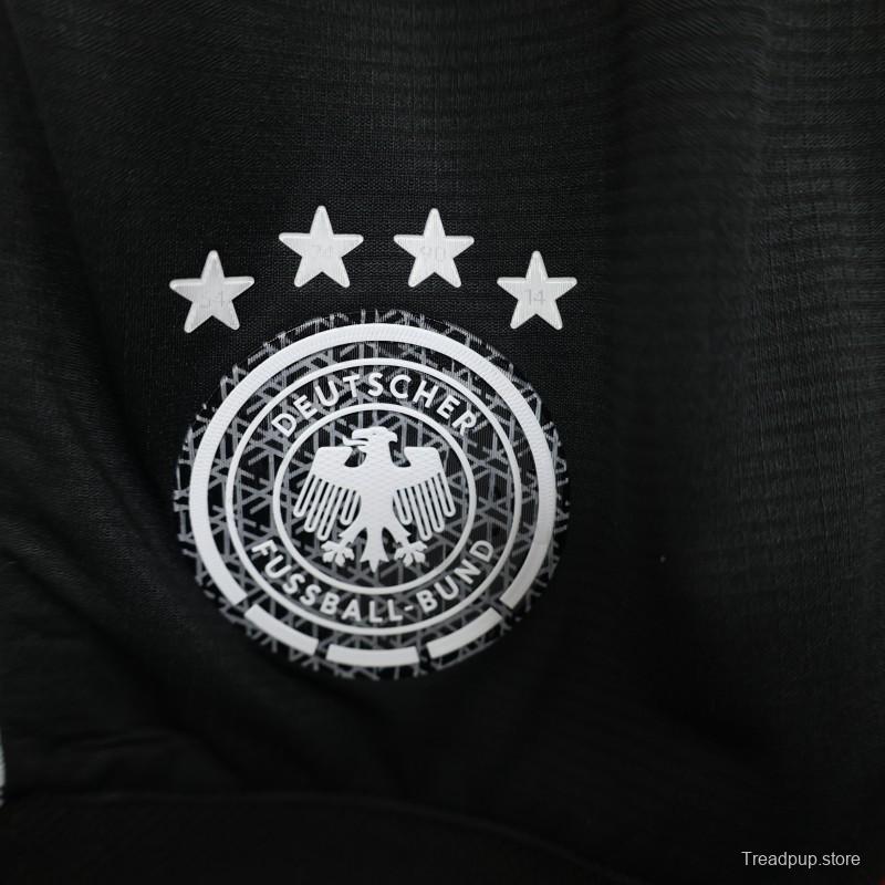 2026 Player Version Germany Black with White Stripes Shorts
