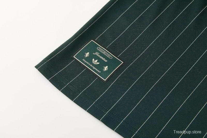 26/27 Juventus Navy Green Short Sleeve+Soccer Shorts