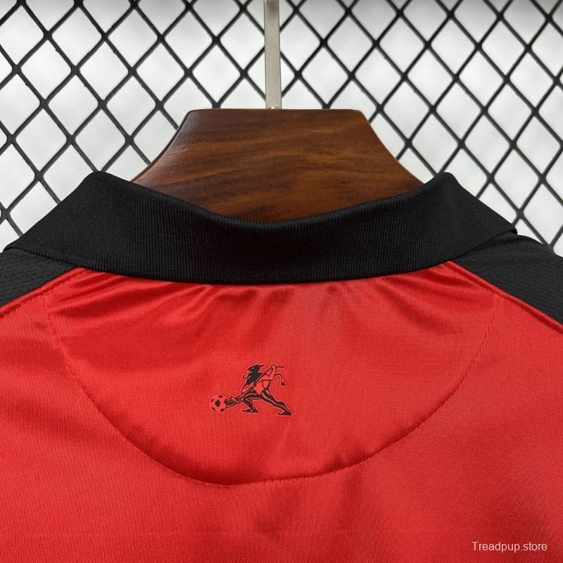 25/26 AC Milan x Slam Jam Limited Edition Long Sleeve Red Forth Jersey