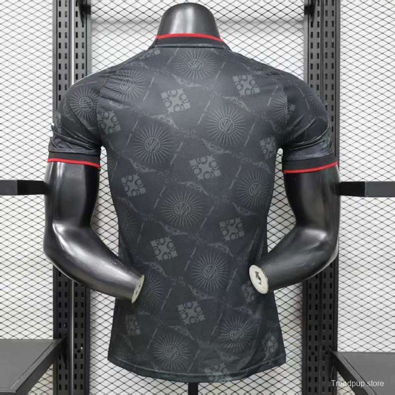 Player Version 26/27 River Plate Black with Red Diagonal Band Third Jersey