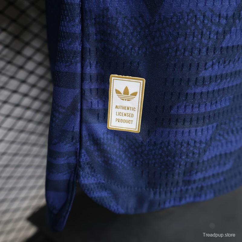 layer Version 26/27 Arsenal Navy Blue with Geometric Pattern Third Jersey