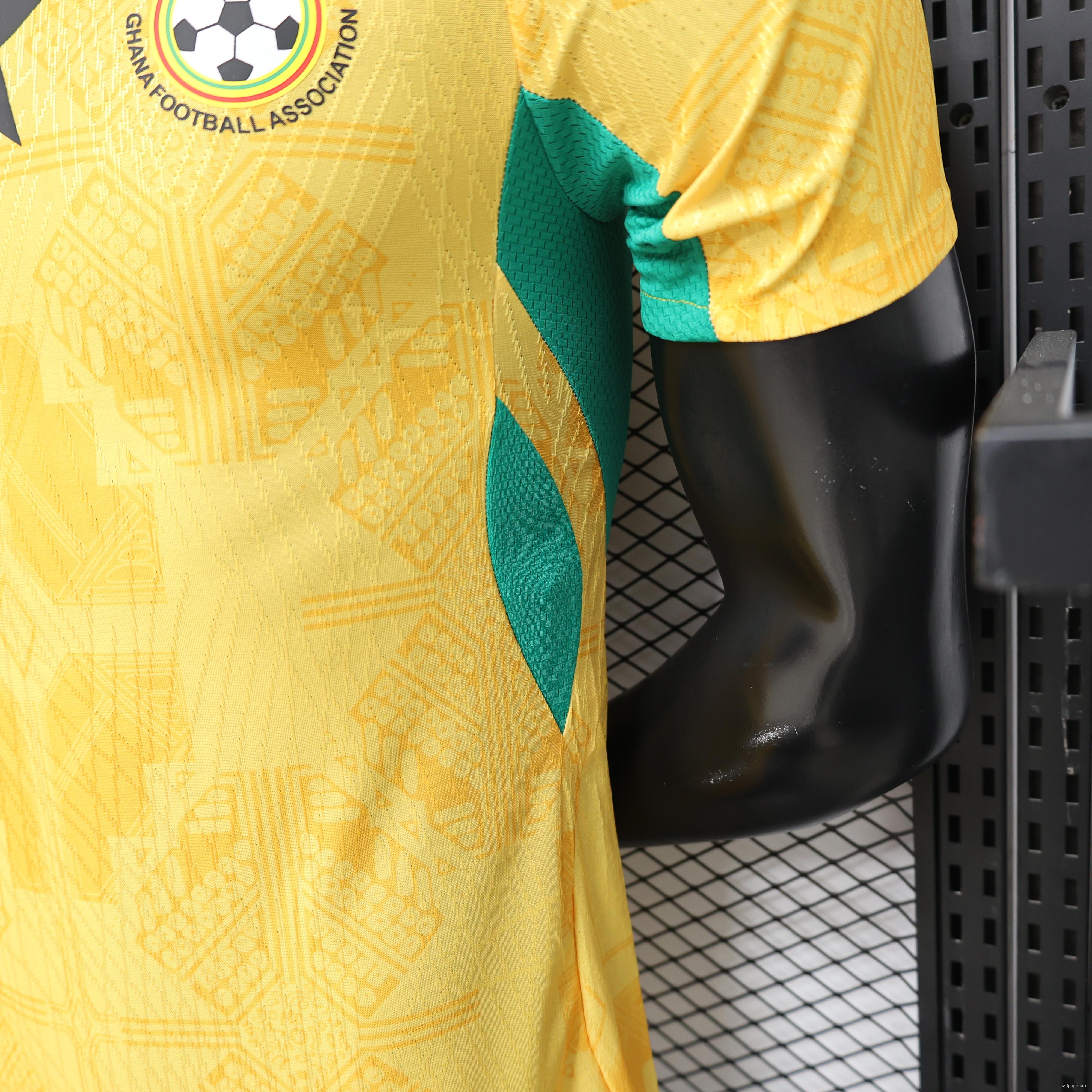 Player Version 26/27 Ghana  Away  Yellow & Green/Red Accent Jersey