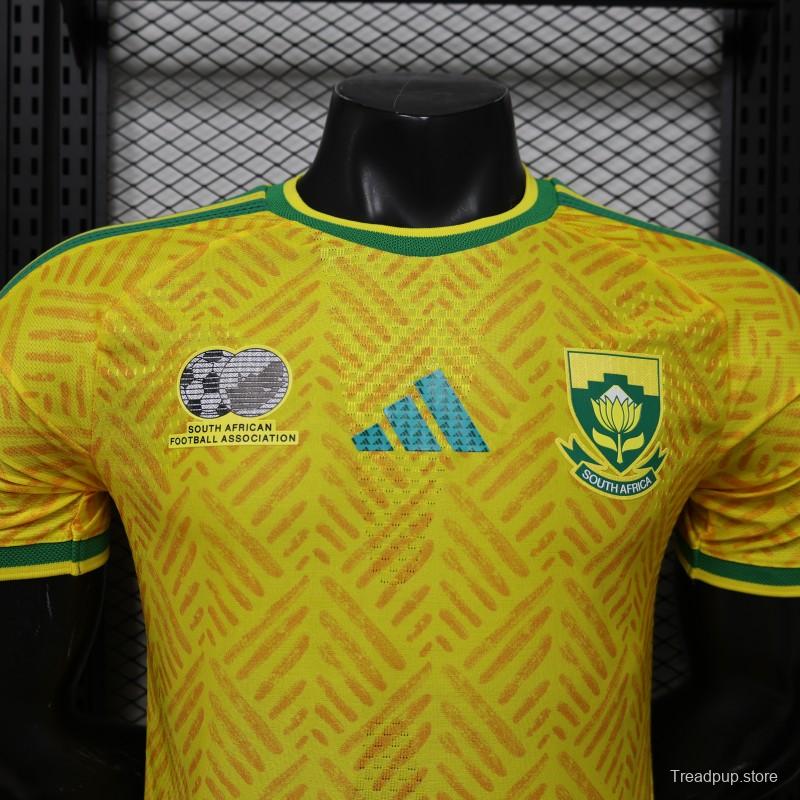Player Version 26/27 South Africa Yellow & Green  Home Jersey (Adidas)