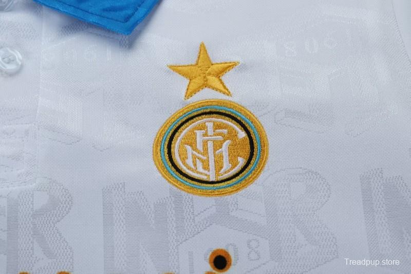 Retro Kids 94/95 Inter Milan Away White Jersey
