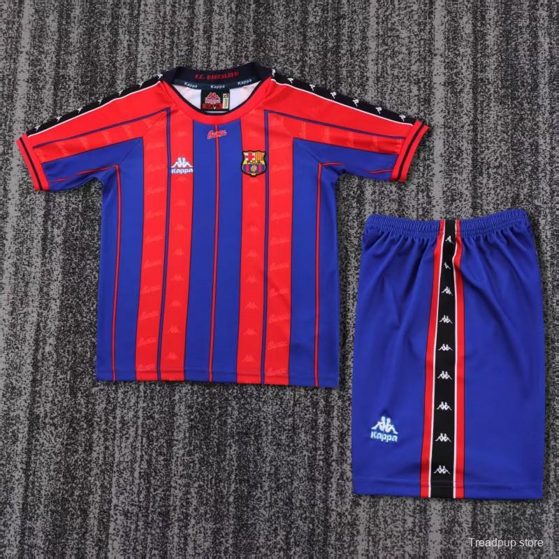 Retro Kids 97/98 Barcelona Home Jersey