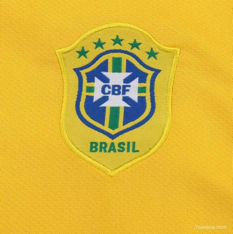 Retro Kids 2006 Brazil Home Jersey