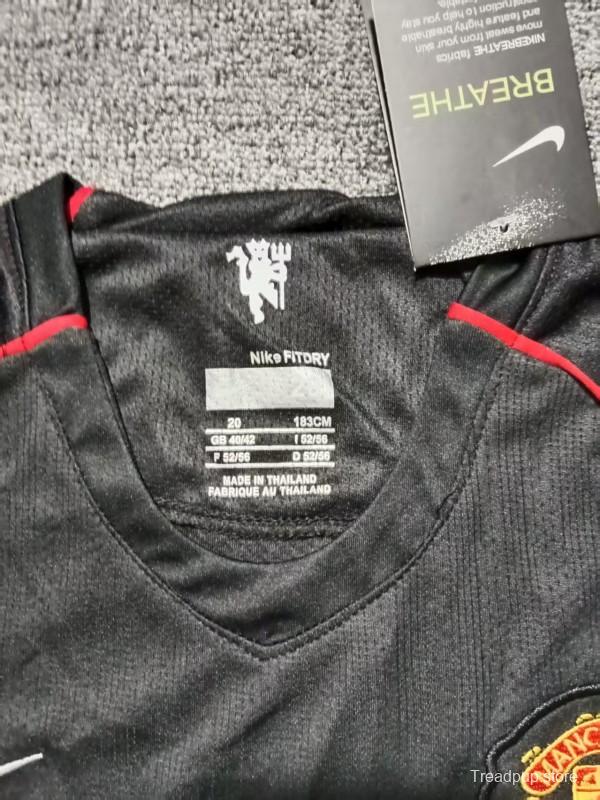 Retro Kids 07/08 Manchester United Away Long Sleeve Jersey