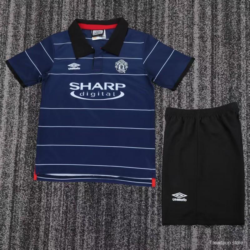 Retro Kids 99/00 Manchester United Away Jersey