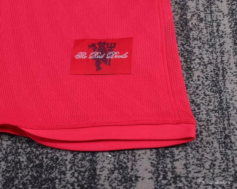 Retro Kids 07/08 Manchester United Home Jersey