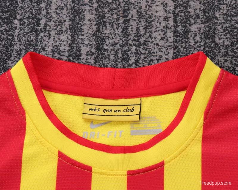 Retro Kids 13/14 FC Barcelona Away Jersey