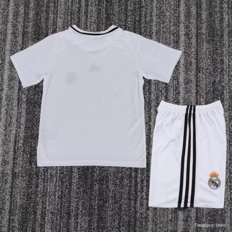 Retro Kids 08/09 Real Madrid Home Jersey