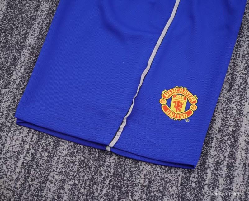 Retro Kids 02/03 Manchester United Blue Third Jersey