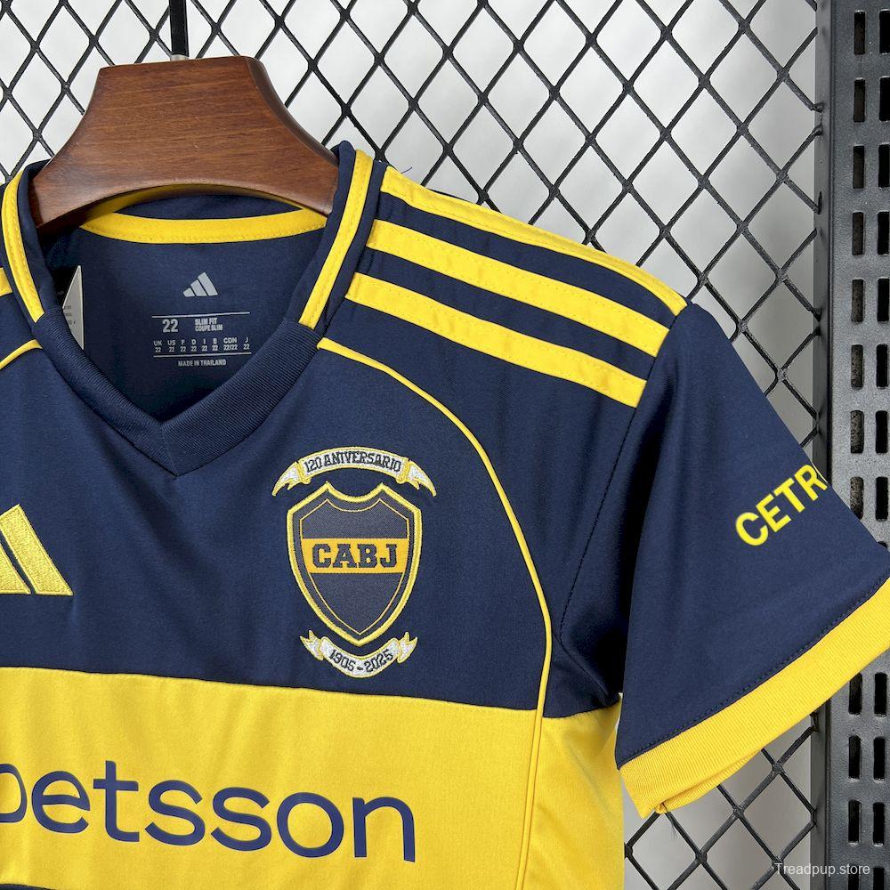 2025/26 Kids Boca Juniors Home Kit