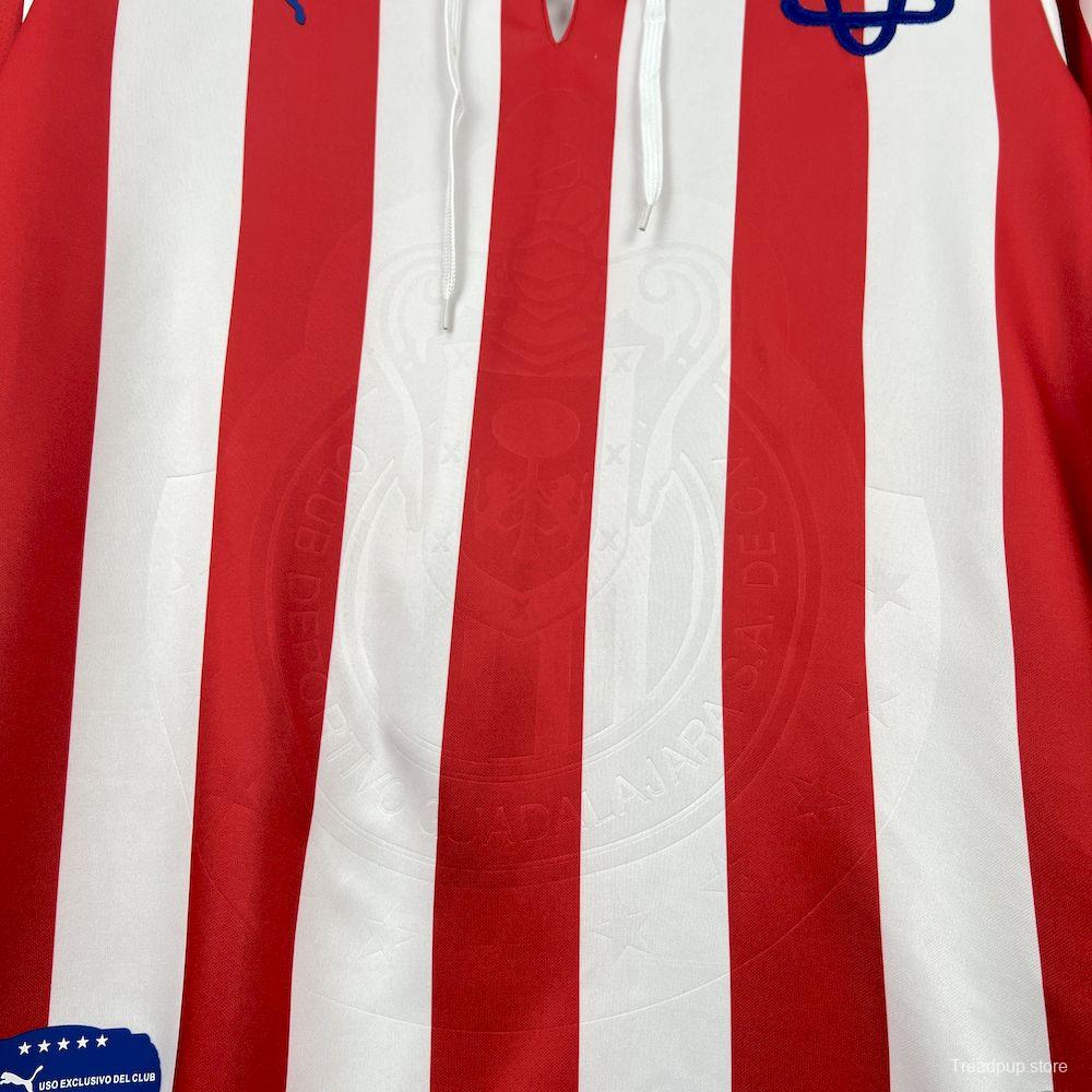 2016/17 Retro Chivas Guadalajara 110th Anniversary Long Sleeve Jersey