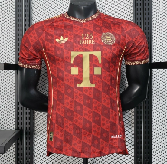 Player Version 25/26 Bayern Munich 125Th Anniversary Red Jersey