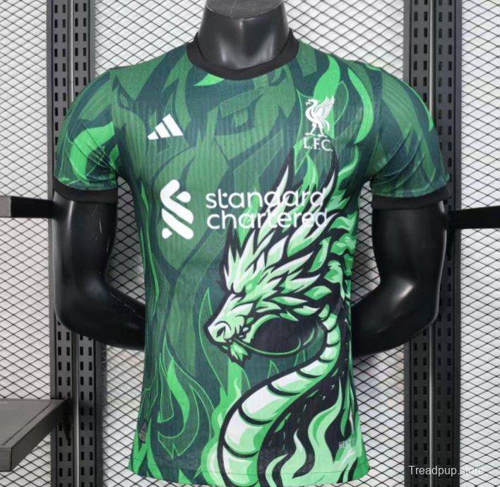 Player Version 25/26 Liverpool Green with Dragon Pattern Jersey