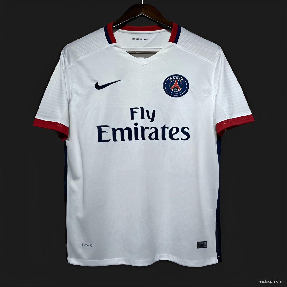 Retro 15/16 PSG Away White Jersey