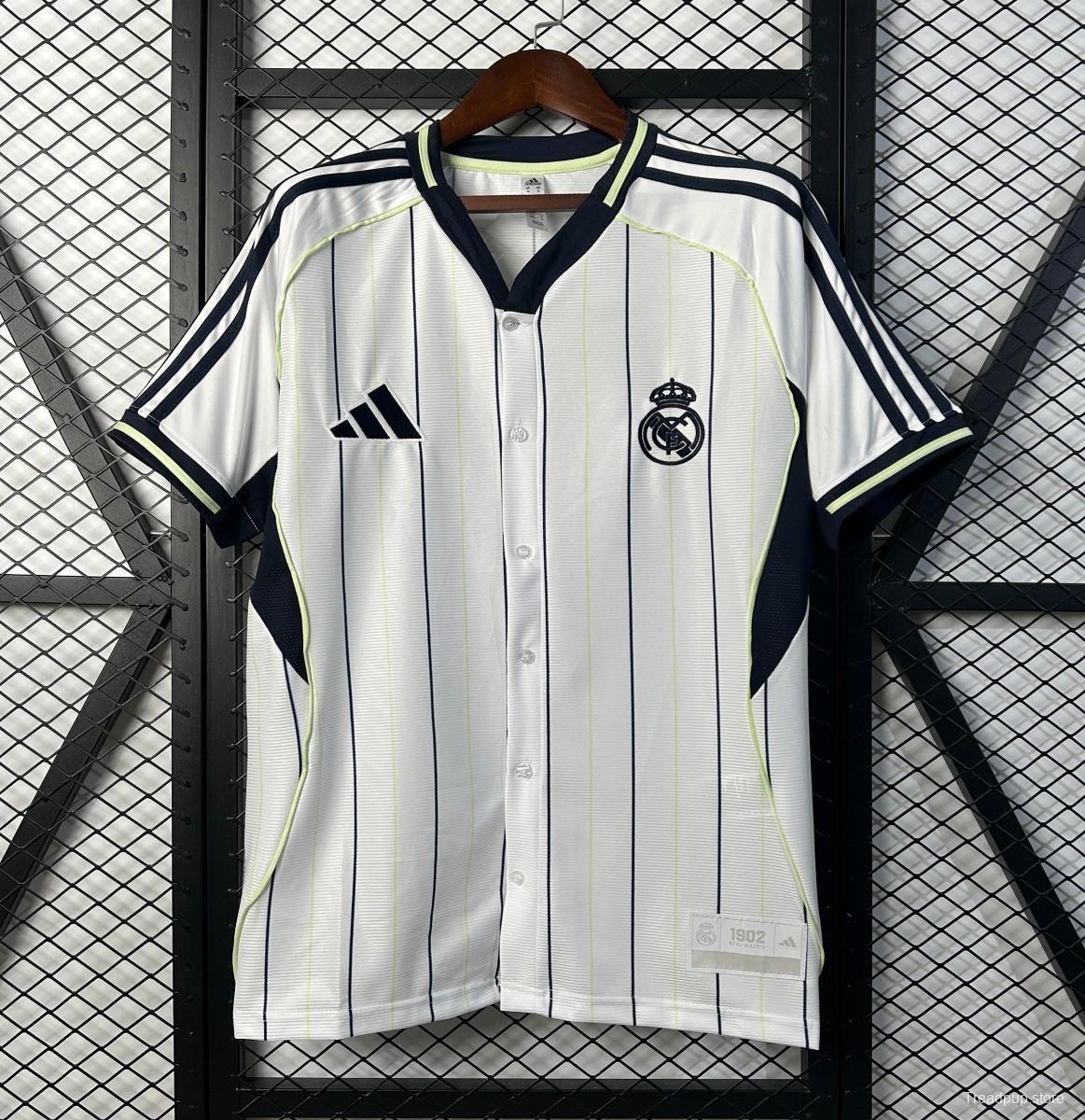 25/26 Real Madrid US Pack Baseball Jersey