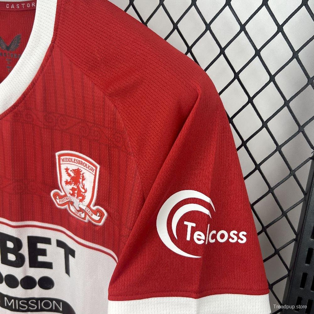 25/26 Middlesbrough Home Jersey