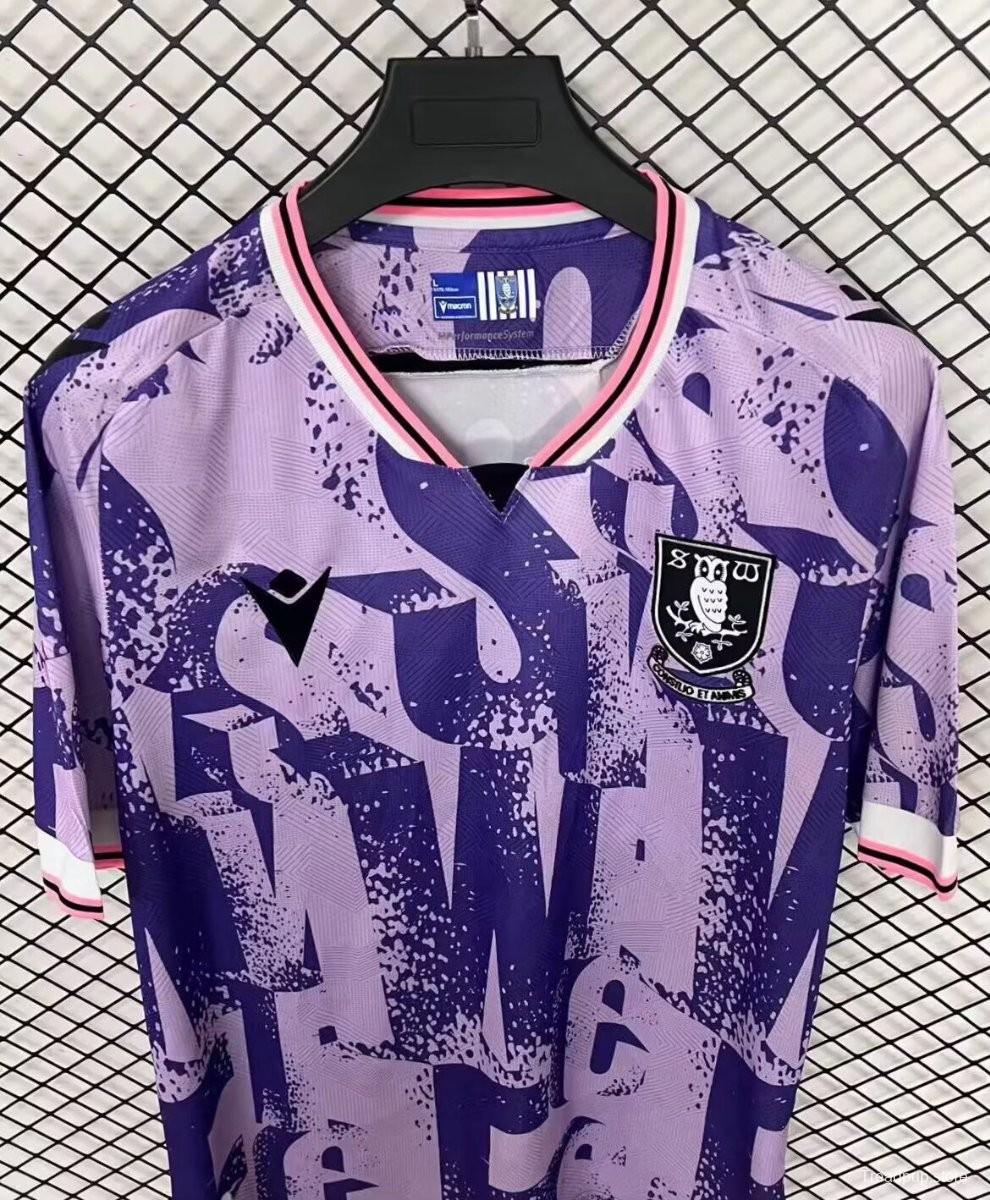 25/26 Sheffield Wednesday Away Purple Jersey