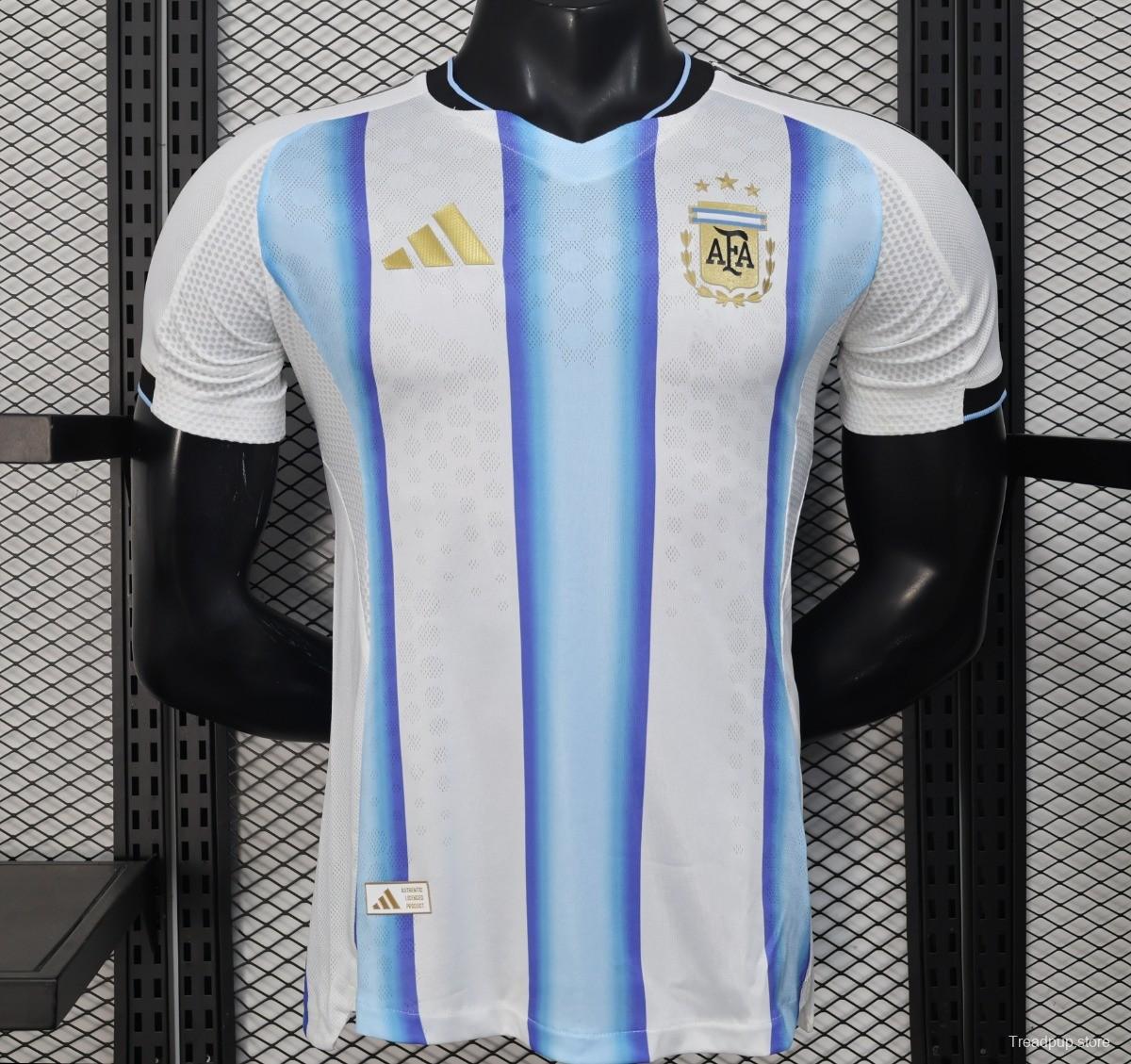 Player Version 2025 Argentina Home Jersey