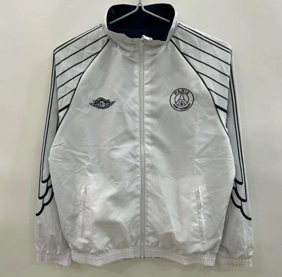 25/26 PSG Reversible White/Navy  Windbreaker