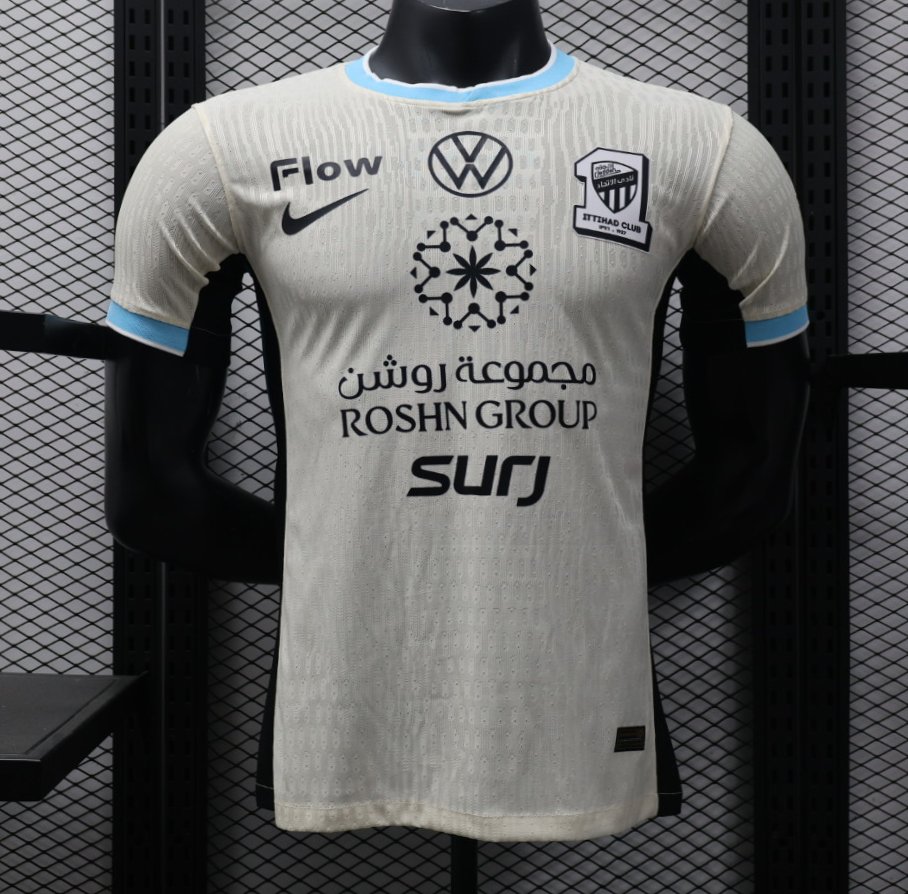 Player Version 25/26 Al-Ittihad Away WHITE Jersey