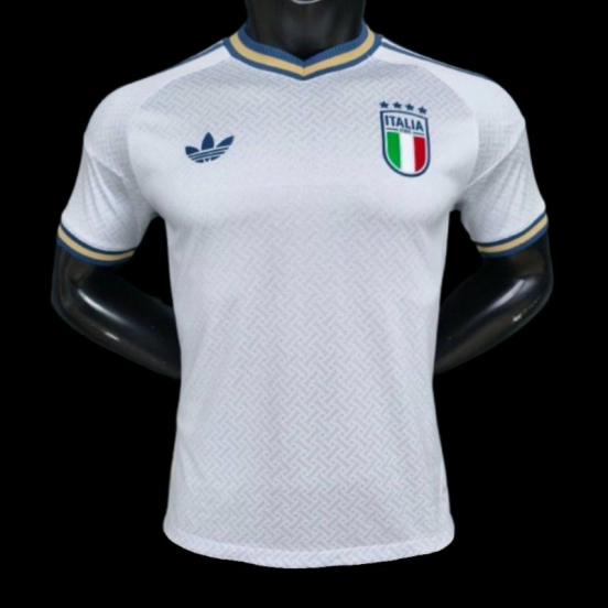 Player Version 2025 Italy Away WHITE Jersey