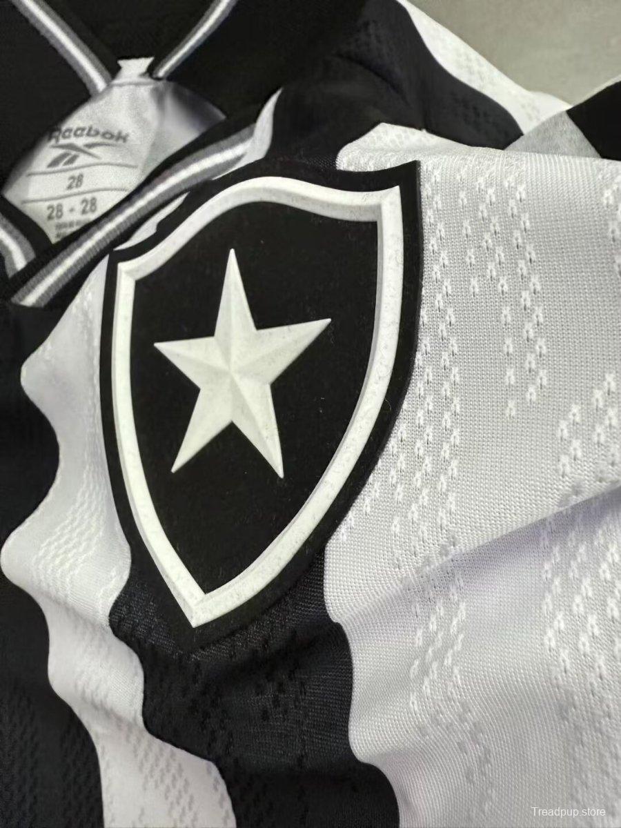25/26 Kids Botafogo Home Jersey With Sponsor