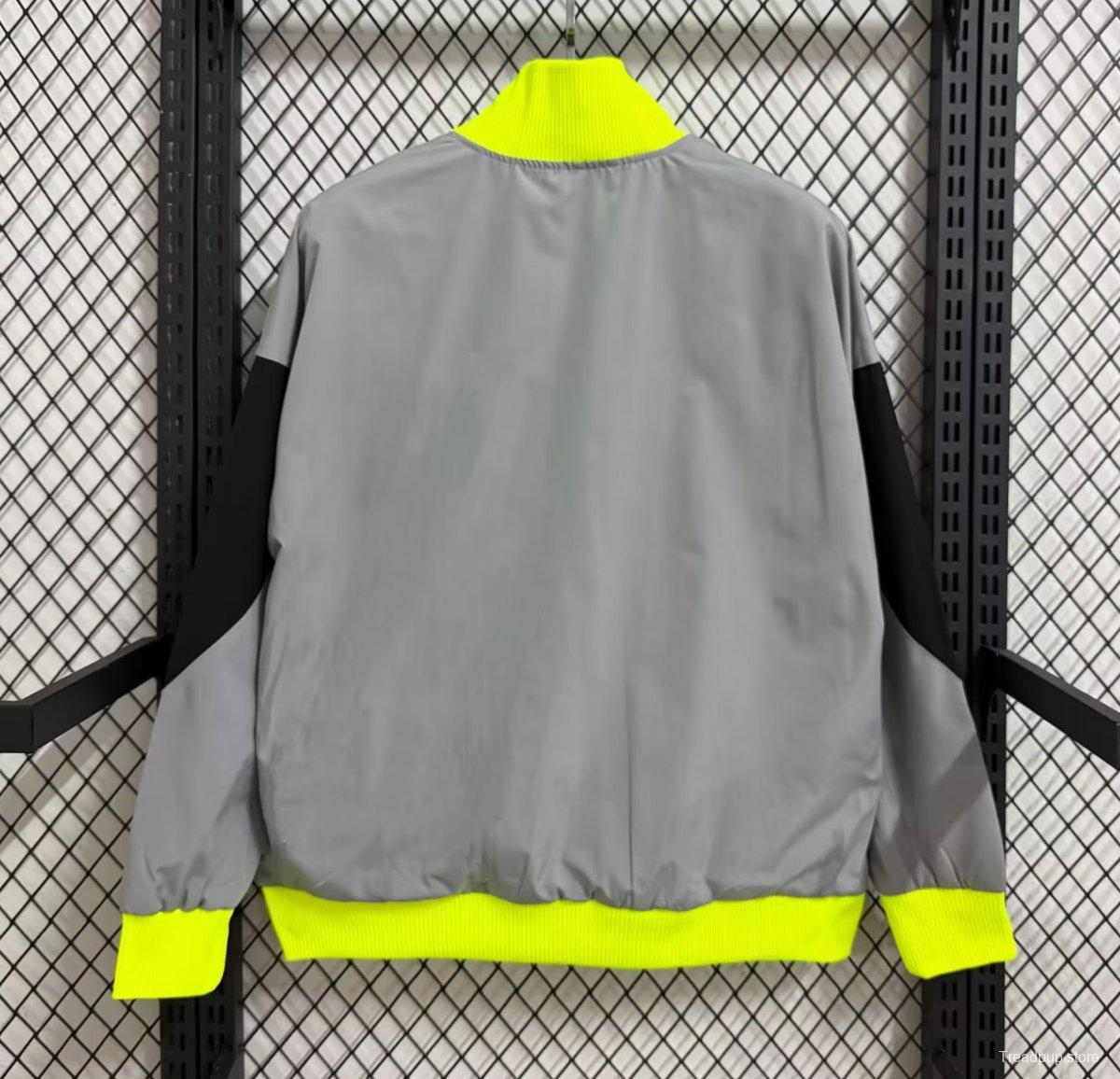 25/26 Sporting CP Grey Full Zipper Windbreaker